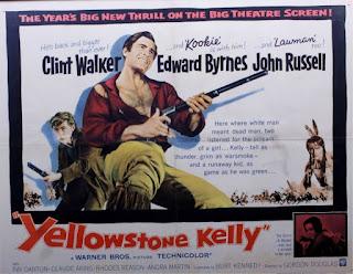 #2,795. Yellowstone Kelly (1959) - Clint Walker Westerns Triple Feature