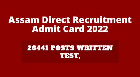 Assam Direct Recruitment