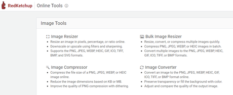 RedKetchup- Free Image Reshape And Resizer Tool