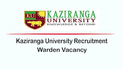 Kaziranga University Recruitment 2022 | Apply For 2 Warden Vacancy