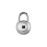 Tapplock one+ Fingerprint Bluetooth Biometric Keyless Smart Padlock (Gun Metal)