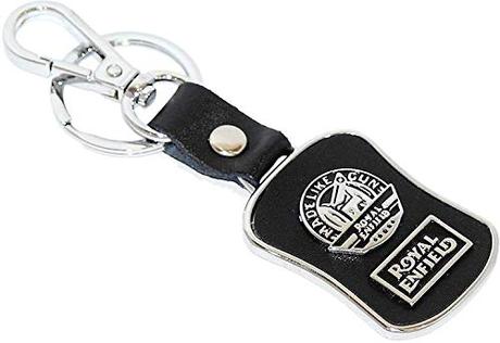 Mistazzo® Leather Car Bike Logo Keychain for Royal Enfield