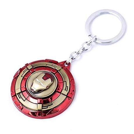Arkanum Rotating Revolving | Spinning Iron Man Shield Key Chain