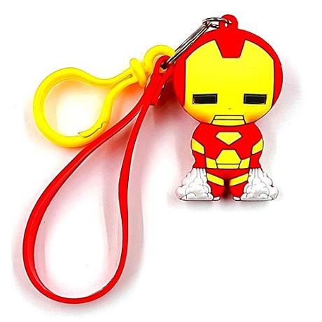 KOMTO Silicone Rubber Superhero Keychain