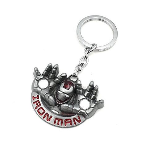 Iron Man Tony Stork Helmet Keychains - Silver