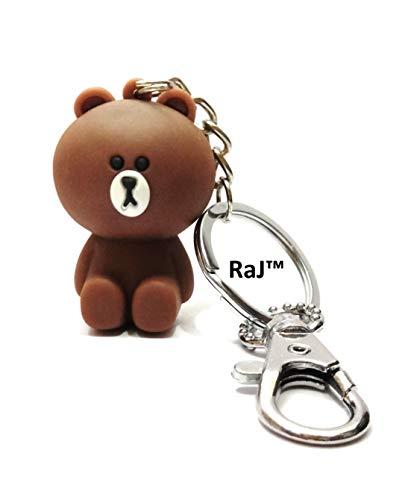 RaJ™ Mommy Teddy Bear with Baby Cub Plush Stuffed Animal Keychain