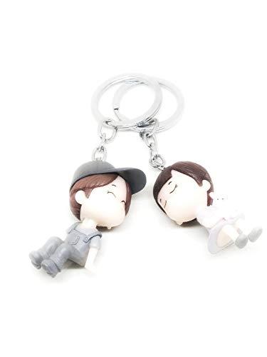 Trunkin Couples Cute in Love Boy Girl | Set of 2 Model 2 Keychain