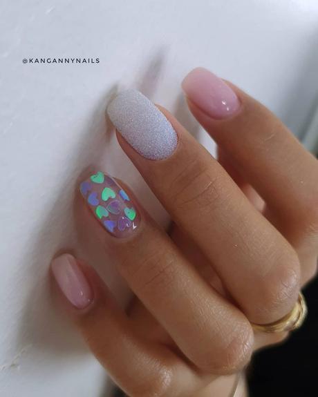 classy wedding nails cute light pink kangannynails