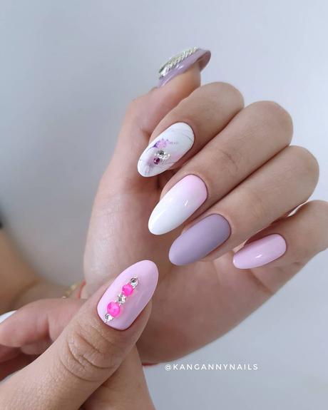 classy wedding nails cute pink idea kangannynails