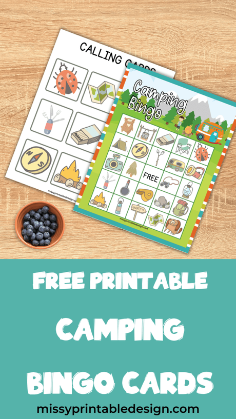 Printable Camping Bingo Cards