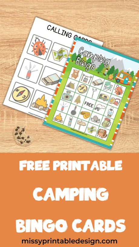 Printable Camping Bingo Cards