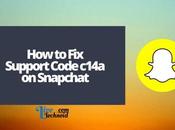 Support Code C14a Snapchat