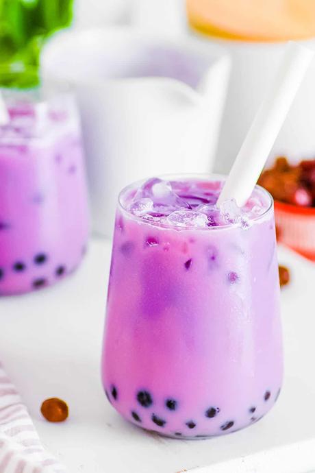 Taro Milk Tea (Bubble Tea Recipe)