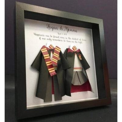 27 Harry Potter Wedding Gifts For Potterhead 61 Bride-_-Groom-Shadowbox-Frame-Wall-Art-Gift-Harry-Potter-Wedding-Gift