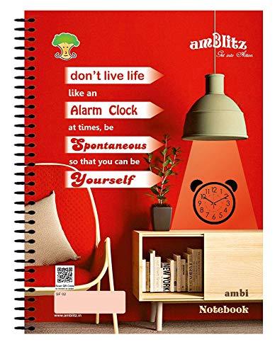 Amblitz Spiral Notebook - A4-500 Pages - Unruled