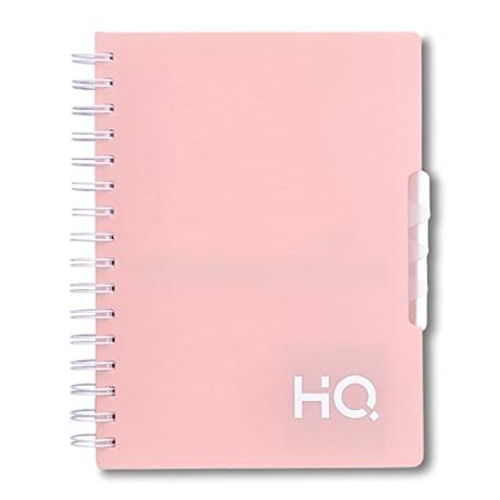 Navneet HQ | 5-Subject Book - Salmon Pink with PP cover
