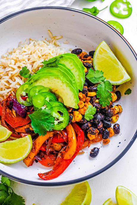 Vegetarian Fajita Bowl