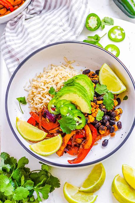 Vegetarian Fajita Bowl