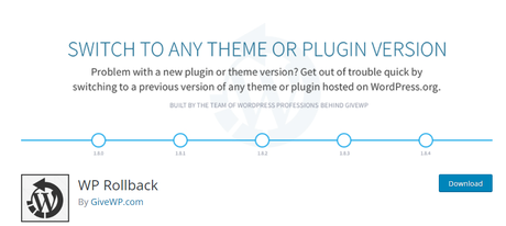 An in-depth guide to the WP Rollback WordPress plugin