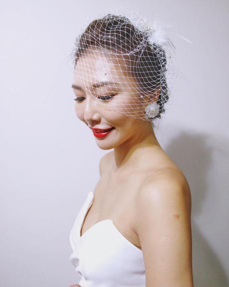 asian wedding makeup simple idea with red lips christinechiamakeup