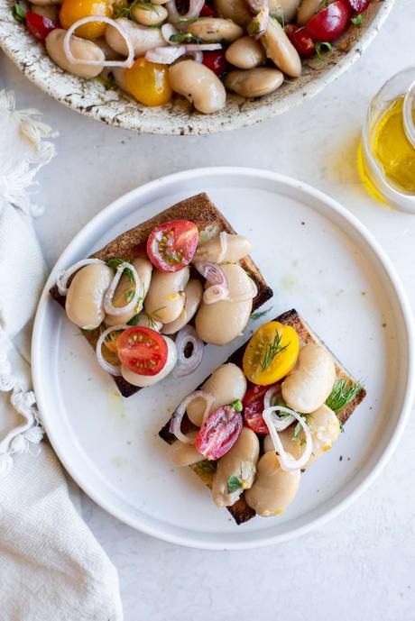 Herby Marinated White Bean Salad