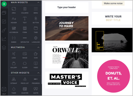BOWWE Review: Is It The Best Website Builder? BOWWE header styles