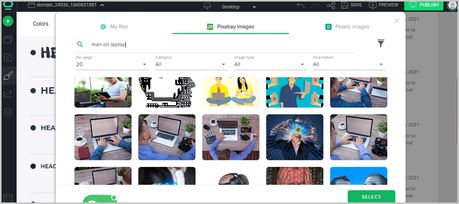 BOWWE Review: Is It The Best Website Builder? BOWWE free royalty-free image search