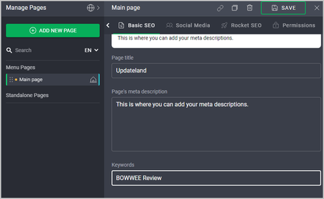 BOWWE Review: Is It The Best Website Builder? BOWWE SEO Optimization