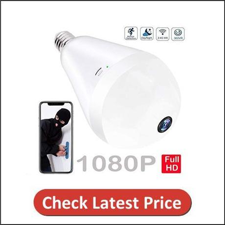 TUPEYA Light Bulb Wireless Security Camera