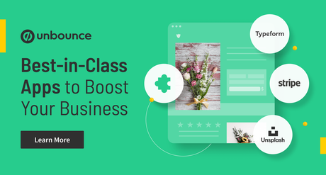 Unbounce Apps: Stripe, Unsplash Join Library of Tools to Grow Your Business