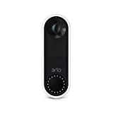 Arlo (AVD1001) Video Doorbell | HD Video Quality, 2-Way Audio, Package Detection | Motion Detection and Alerts | Built-in Siren | Night Vision | Easy Installation (Existing Doorbell Wiring Required)