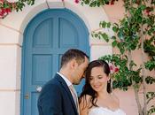 Spring Destination Wedding Kefalonia with Romantic Florals Manon Giorgos