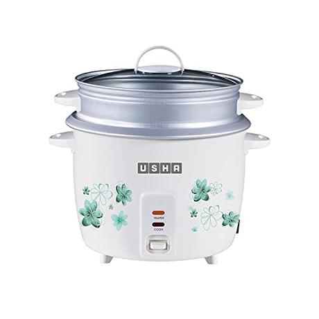 USHA RC18GS2 Steamer 700 Watt Automatic Rice Cooker - 1.8 Litter