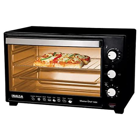 Inalsa Oven MasterChef 16BK OTG (16 Liters) with Temperature Selection-1300W