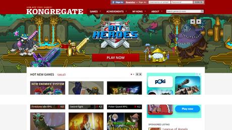 Kongregate Popular Game Website