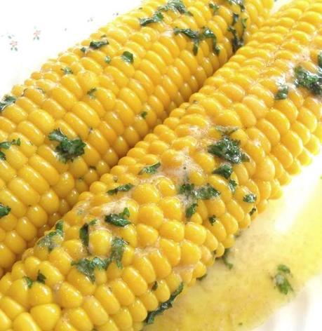corn on the cob with lime butter