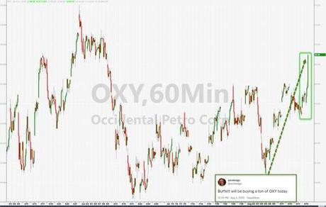 Occidental Soars After Filing Shows Buffett Seeking 50% Stake