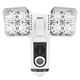SANSI Stellar Floodlight Camera, Motion-Activated HD Security Cam, Two-Way Audio Talk and Siren Alarm, WiFi, Outdoor Smart Home Security Light, Motion Sensor LED Flood Light