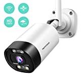 HeimVision Outdoor Security Camera Wireless, 1080P WiFi Surveillance Camera with Night Vision, Floodlight, Siren Alarm, Two-Way Audio, Motion Detection, Waterproof, Cloud Service/Microsd Support
