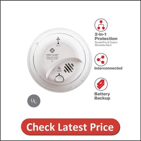 First Alert BRK SC9120B Hardwired Smoke and Carbon Monoxide Detector