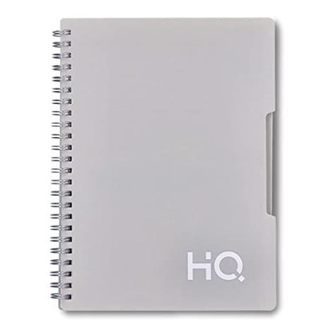 Navneet HQ | Single Subject Book - Grey with PP cover - 160 pages - Pack of 1