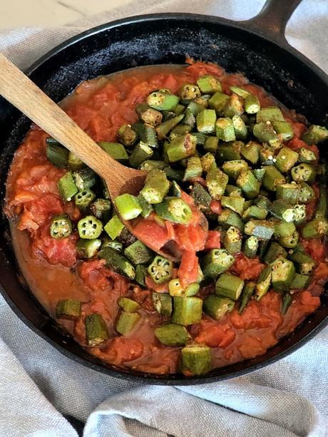 Spiced Okra and Tomatoes