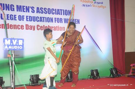 forgotten martyrs of freedom struggle - drama at Vande Matharam exhibition SYMA 2022