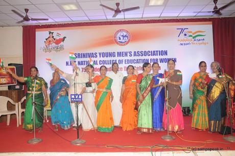 forgotten martyrs of freedom struggle - drama at Vande Matharam exhibition SYMA 2022