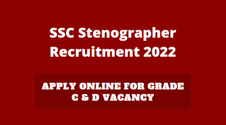 SSC Stenographer Recruitment