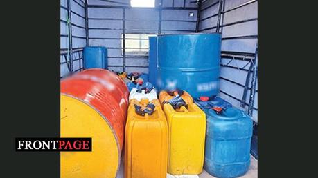 Navy seizes petrol stock worth over Rs. 900,000 in Kalpitiya