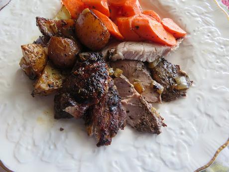 Herb Roasted Pork Loin & Potatoes