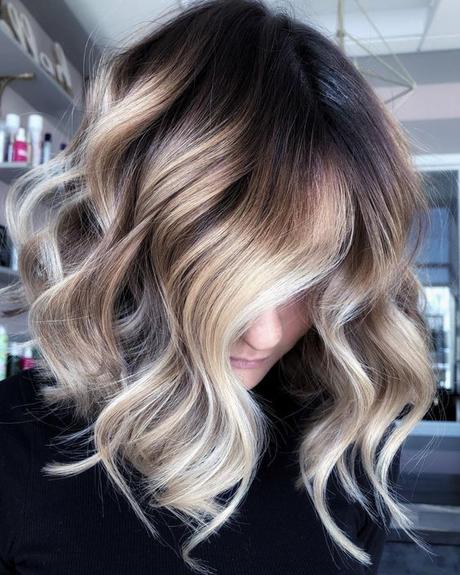 Ombre Hair Blonde Cheveux Court