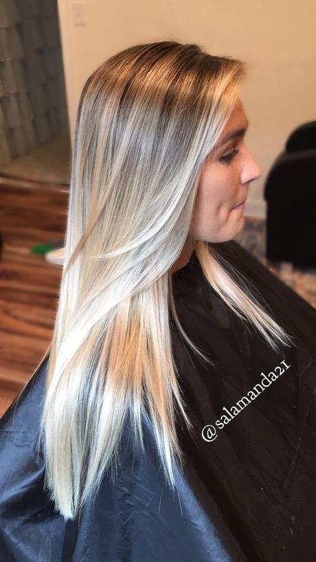 Ombre Hair Blonde Straight