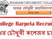 College Barpeta Recruitment 2022 Appy Grade Posts